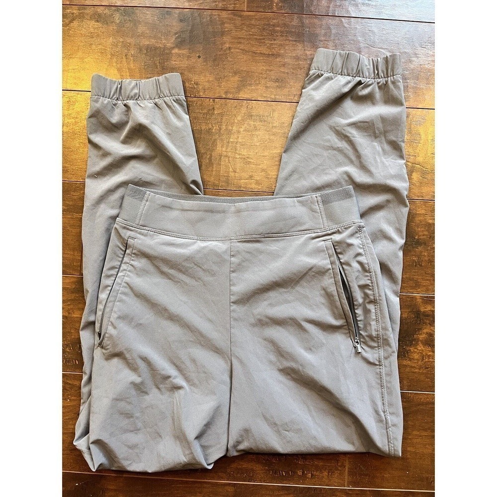 Athleta Womens Grey Pull On Active Work Out Jogger Pant Size 0